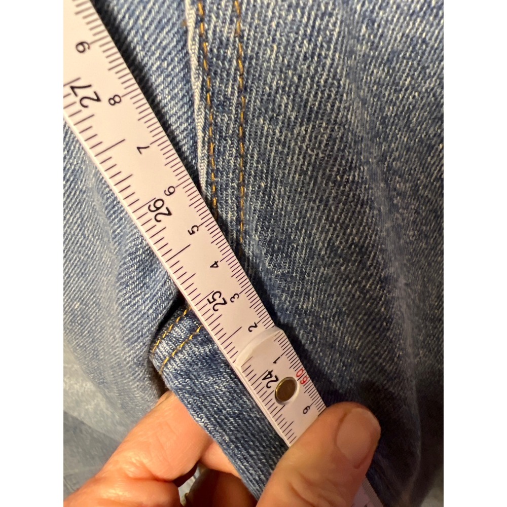 AGOLDE Riley Womens Los Angeles Premium Denim Jeans Distressed Cutoff Raw Hem 27 - Picture 3 of 10